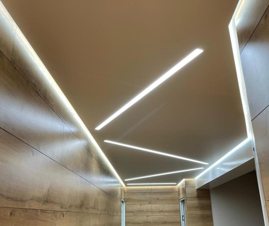 LED linear downlight REEL TECH install
