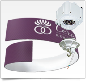 SPIRAL HANGING BANNER ROTATING HOIST LIFT